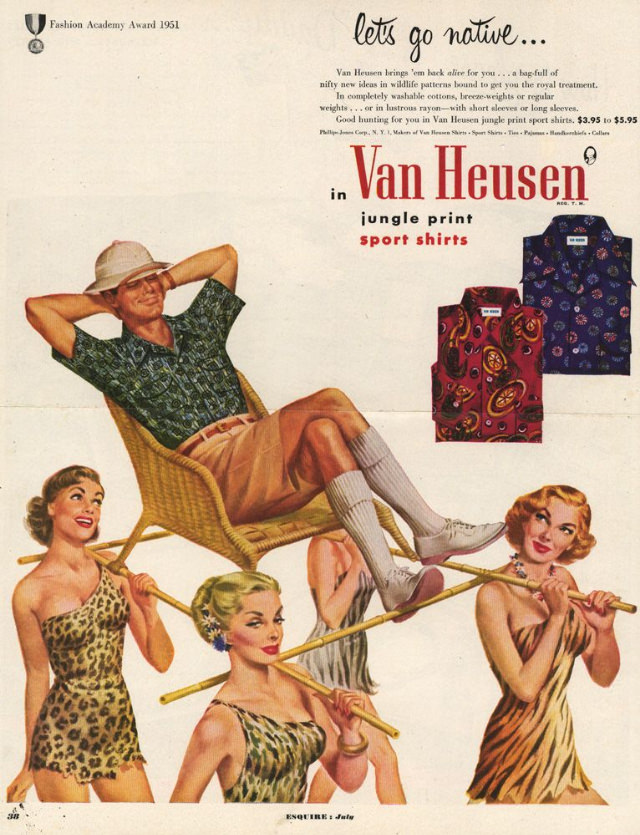 Journey Back in Time: The Unbelievable Van Heusen Shirt Ads of Yesteryears Vintage Ads