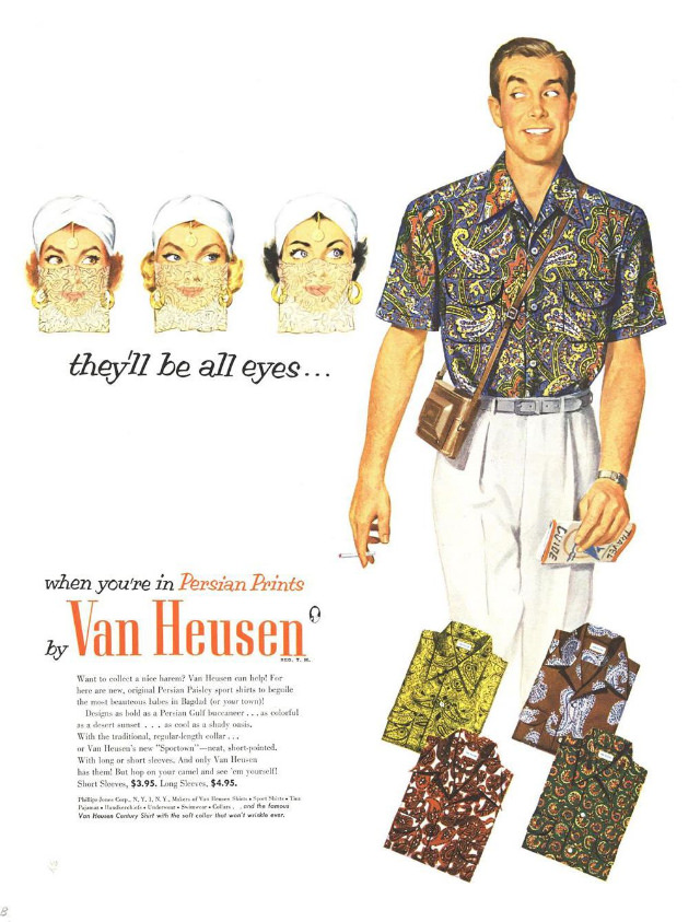 Journey Back in Time: The Unbelievable Van Heusen Shirt Ads of Yesteryears Vintage Ads