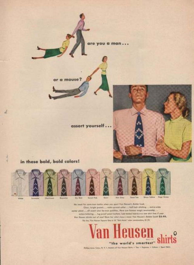 #20 Journey Back in Time: The Unbelievable Van Heusen Shirt Ads of Yesteryears #20 Vintage Ads