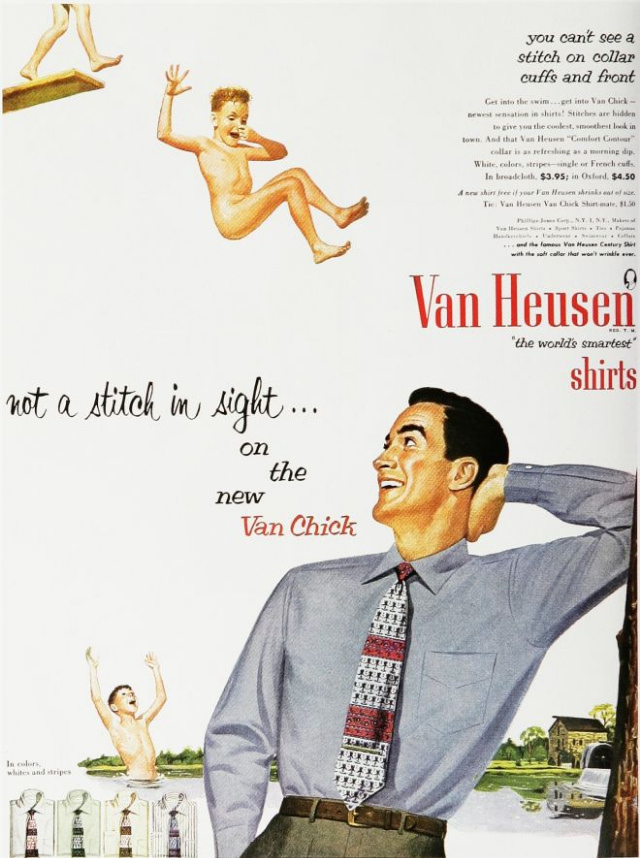 #21 Journey Back in Time: The Unbelievable Van Heusen Shirt Ads of Yesteryears #21 Vintage Ads