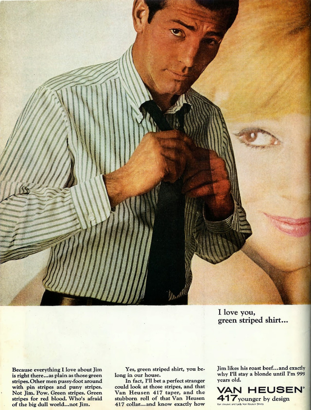 Journey Back in Time: The Unbelievable Van Heusen Shirt Ads of Yesteryears Vintage Ads