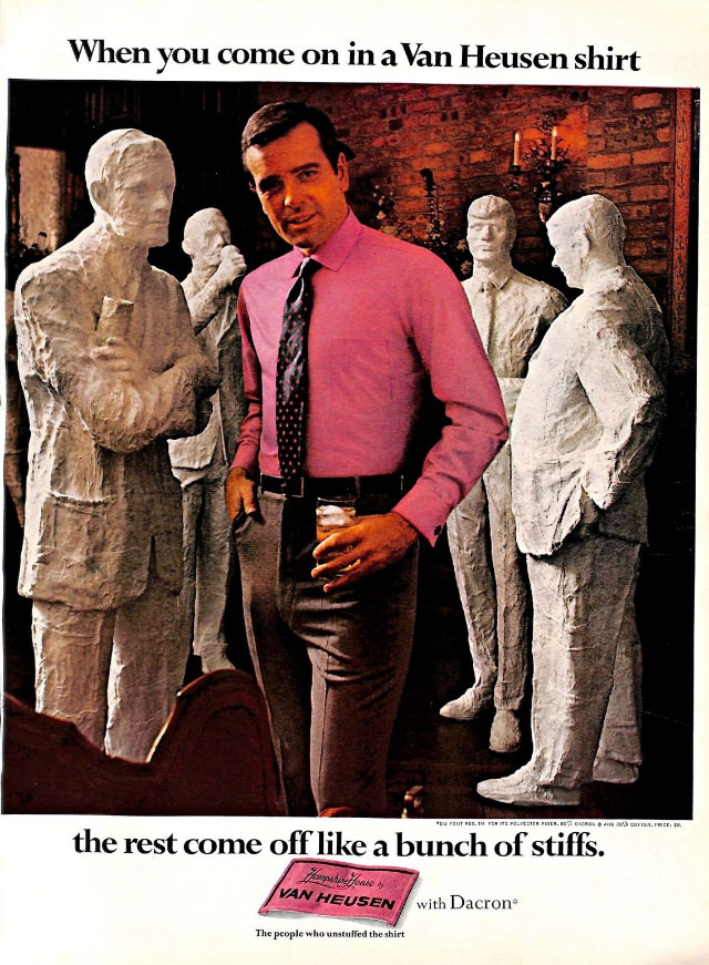 Journey Back in Time: The Unbelievable Van Heusen Shirt Ads of Yesteryears Vintage Ads