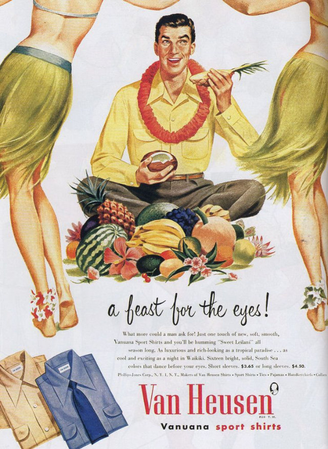 Journey Back in Time: The Unbelievable Van Heusen Shirt Ads of Yesteryears Vintage Ads