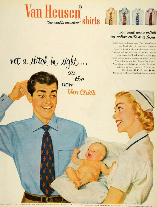 Journey Back in Time: The Unbelievable Van Heusen Shirt Ads of Yesteryears Vintage Ads