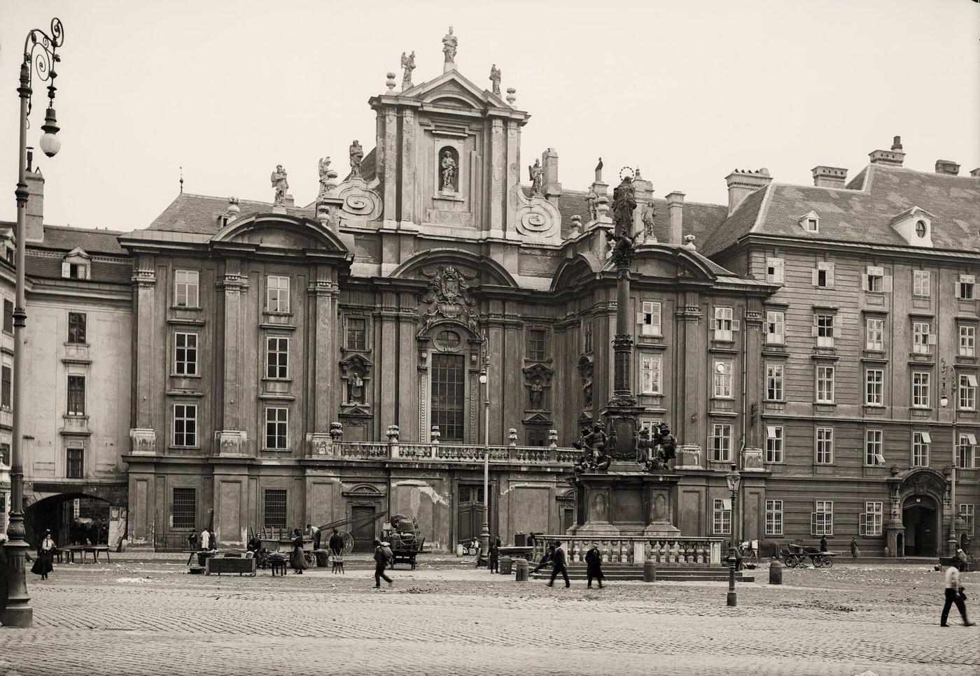 #103 Square Am Hof with the church am Hof, Vienna, About 1907