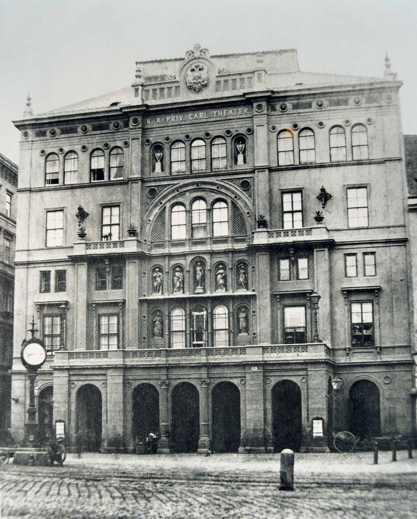 #11 Carl-Theater in Vienna, Leopoldstadt 2nd district, Opened in 1874, destroyed during World War II, Around 1900