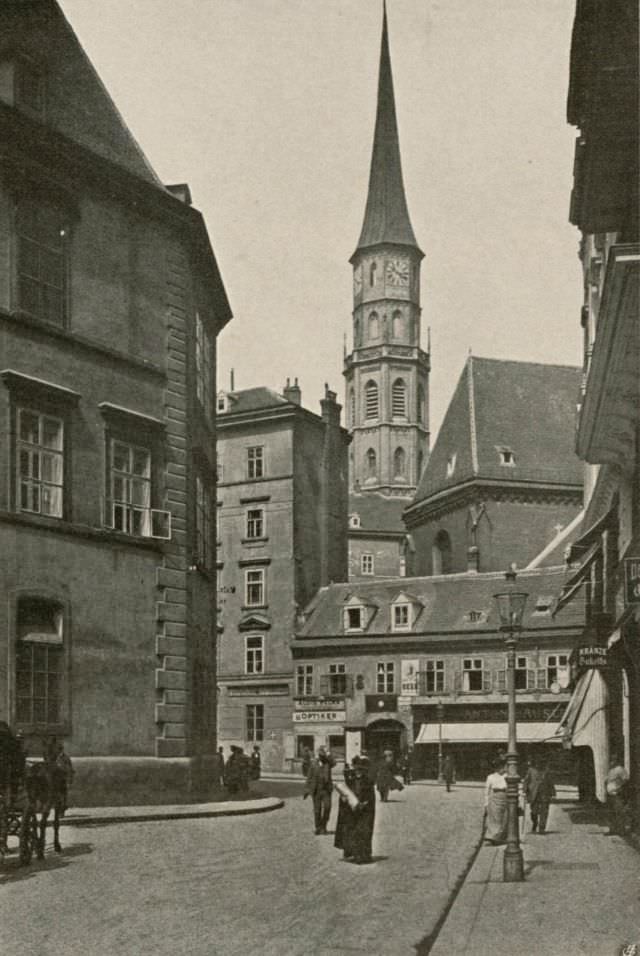 #136 Michaelerkirche, Vienna, 1900