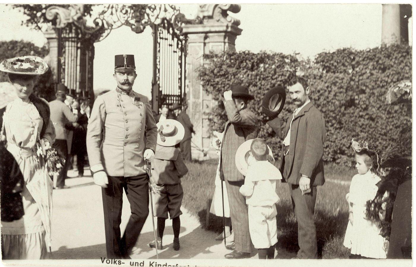 #98 Archduke Franz Ferdinand Of Austria-Este In Belvedere, Folk and children’s party, 1905