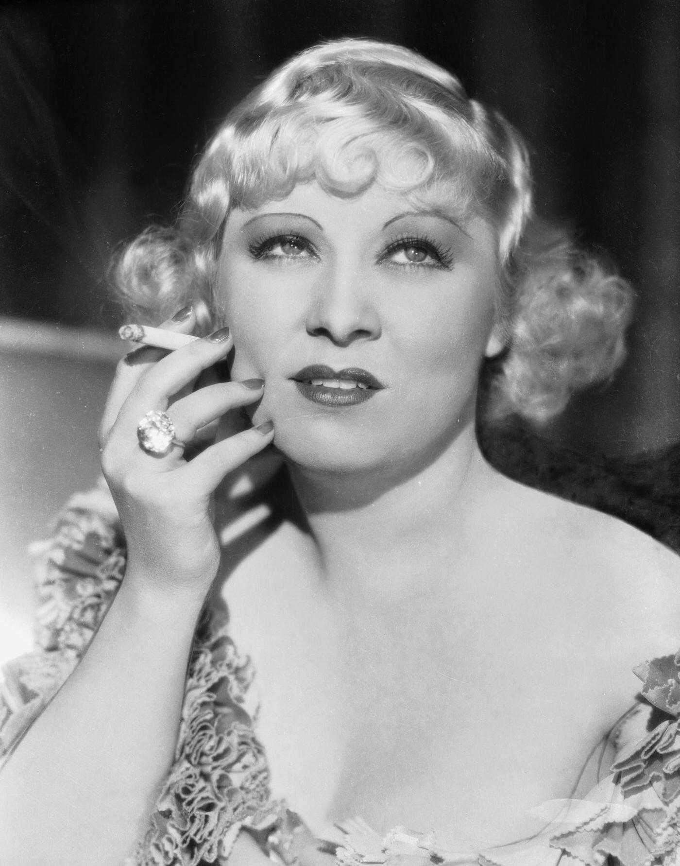 #44 The original Hollywood sex symbol, Mae West, 1933