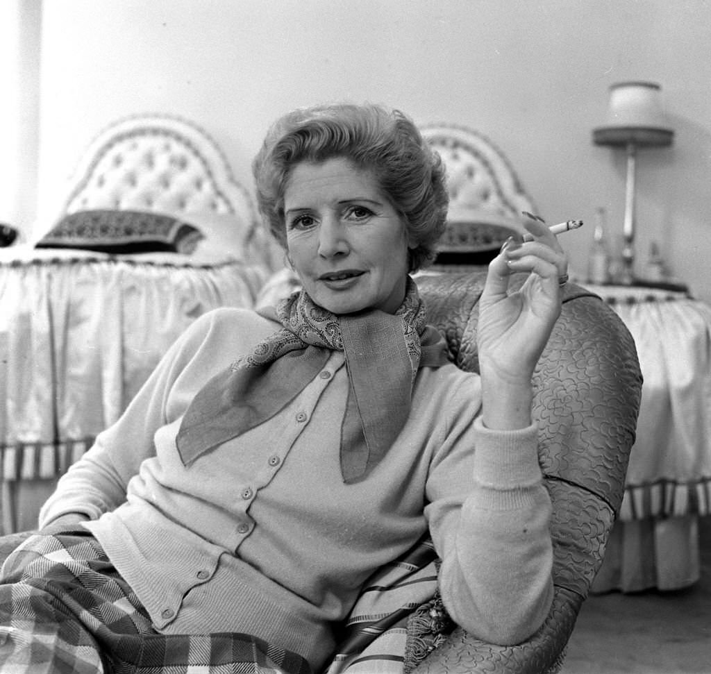 #68 A portrait of Lady Norah Docker in England, 1955.