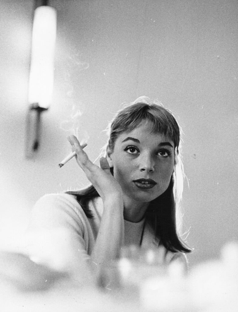 #83 Italian leading lady Elsa Martinelli, 1956.