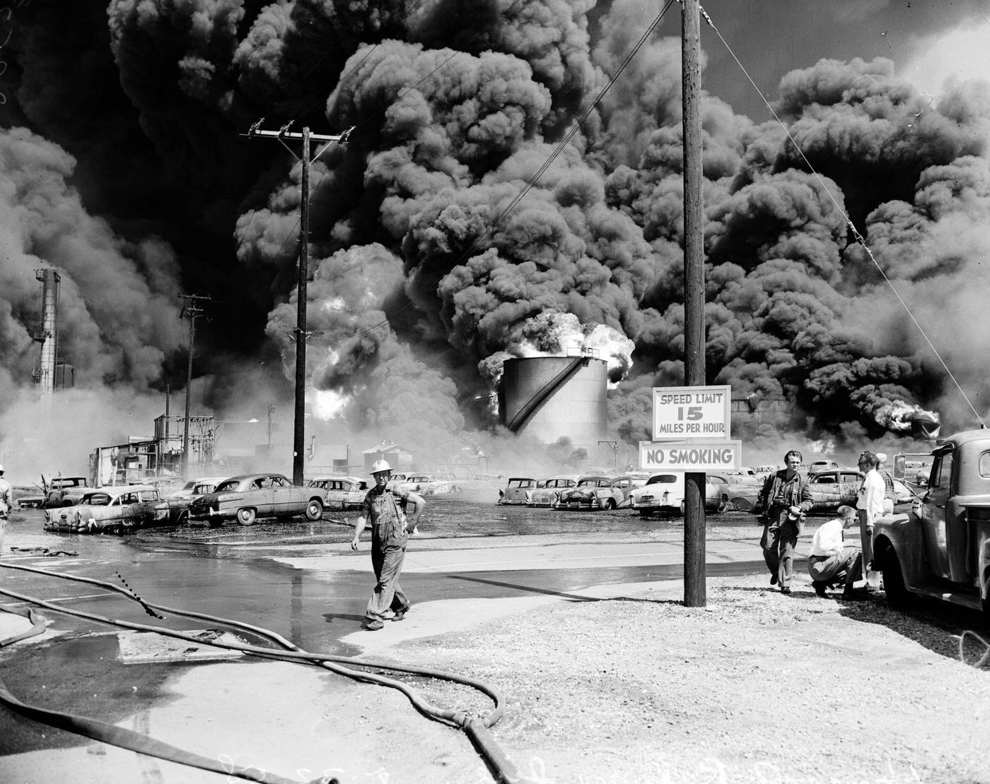 #10 Signal Hill Oil Fire, 1958