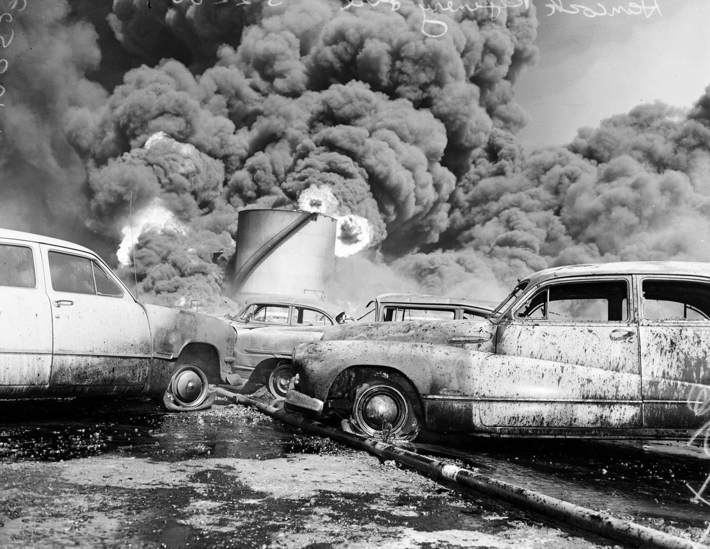 #6 Signal Hill Oil Fire, 1958