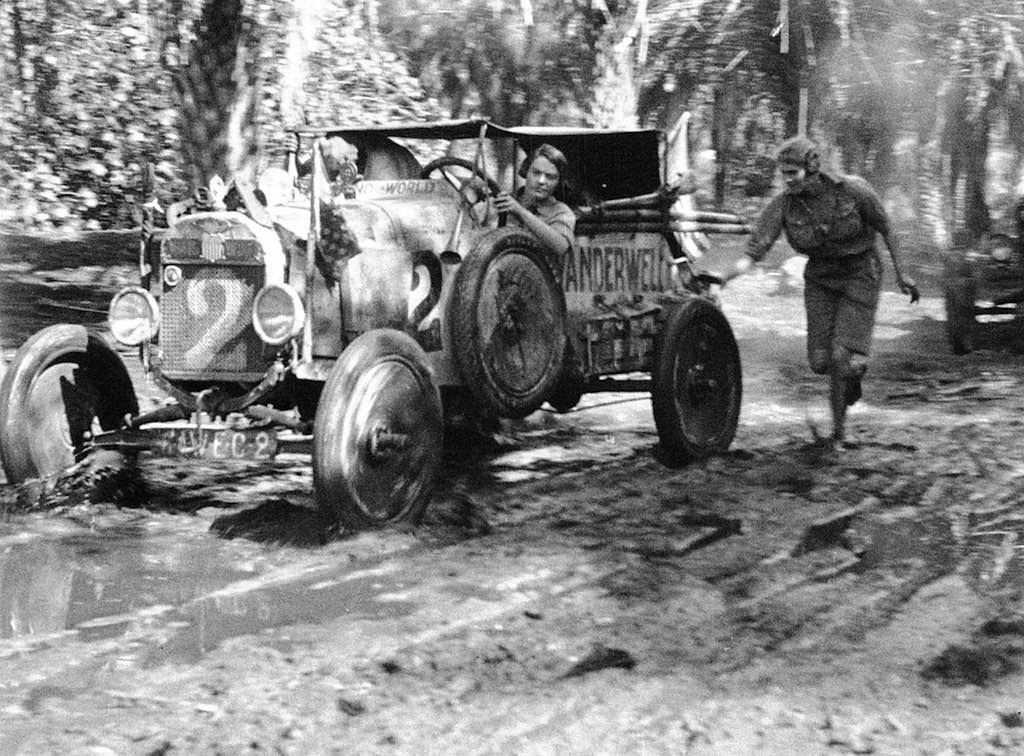 #25 Pushing Wanderwell Model-T out of Mud