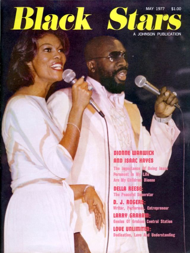#13 Dionne Warwick and Isaac Hayes, May 1977