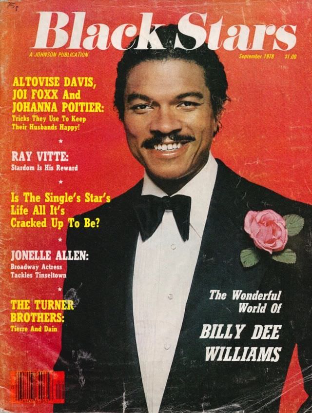 #19 Billy Dee Williams, September 1978