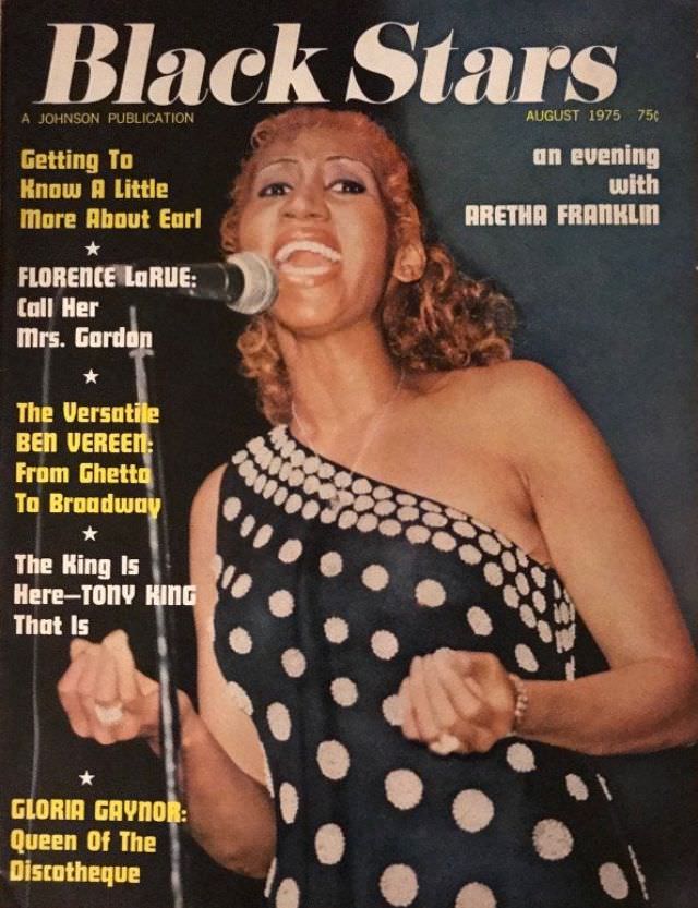 #7 Aretha Franklin, August 1975