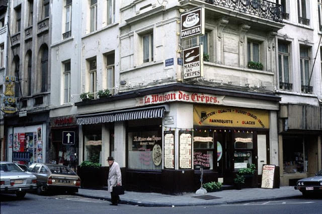 #27 La Maison des crèpes, Rue du Midi, Brussels, 1981