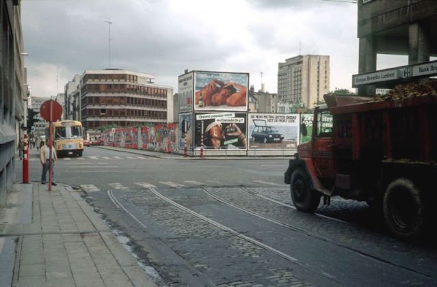 #32 Rue de Trêves and Rue Belliard, Brussels, 1981