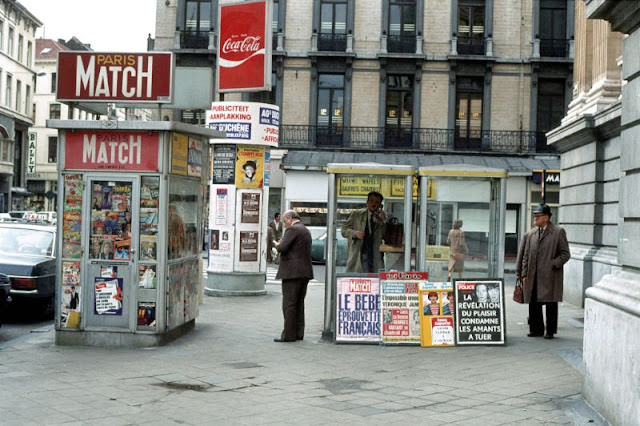 #36 Rue du Midi, behind the Stock Exchange, Brussels, 1981