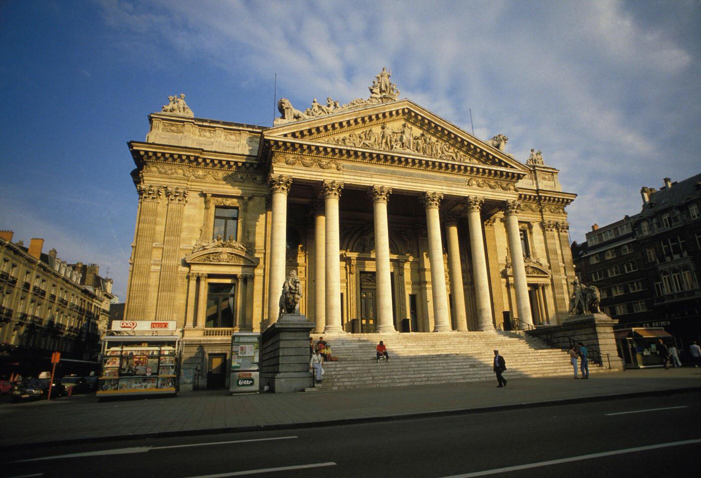 #54 Facade of the Brussels Stock Exchange, Belgium, 1986.