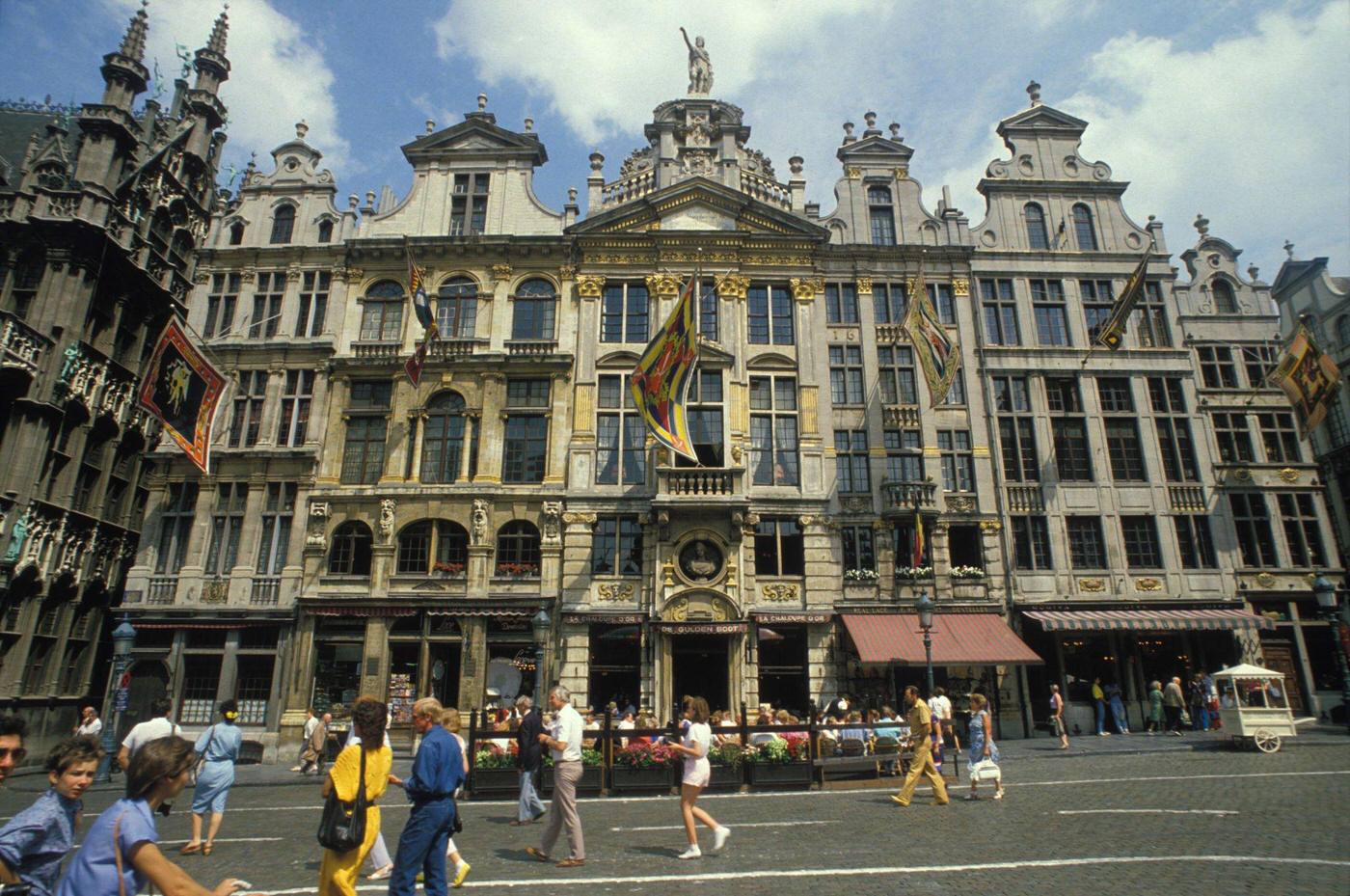 #73 Grand Place in Brussels, Belgium, 1986.