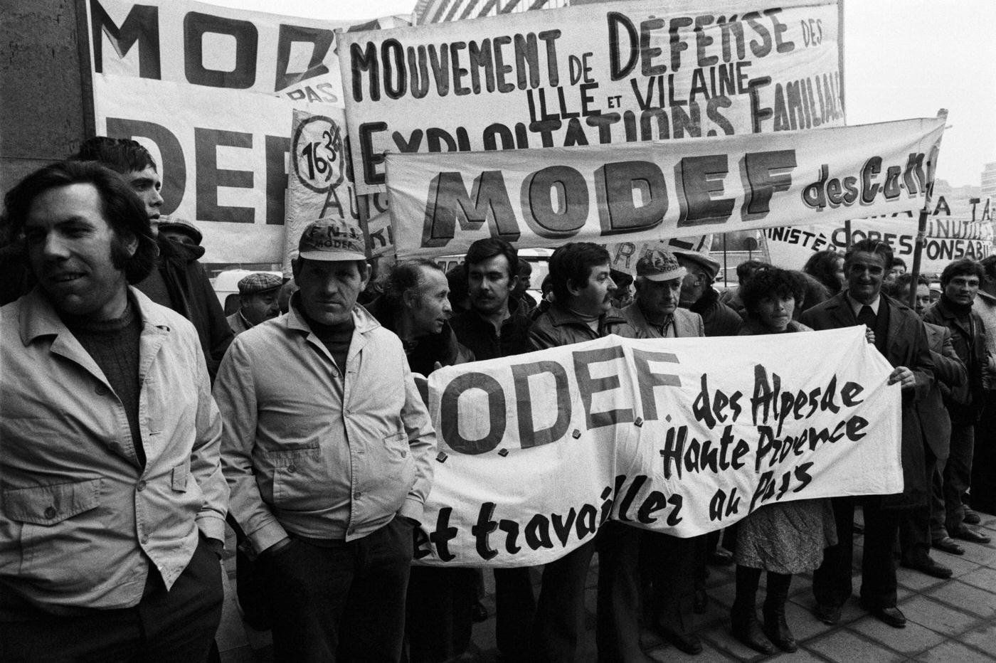 #87 Agricultural Protest in Brussels During Price Negotiations, 1982