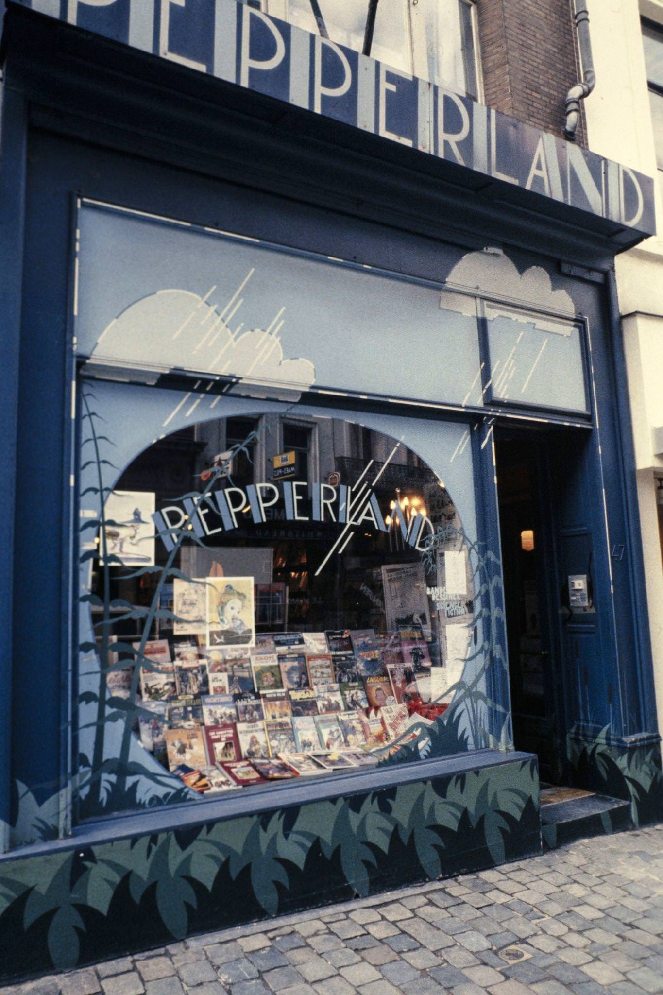 #88 Pepperland Comic Bookstore in Brussels, 1983