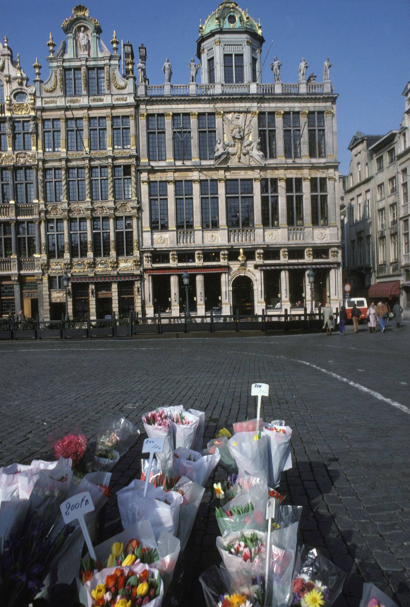 #90 Florist at the Grand Place in Brussels, Belgium, 1984