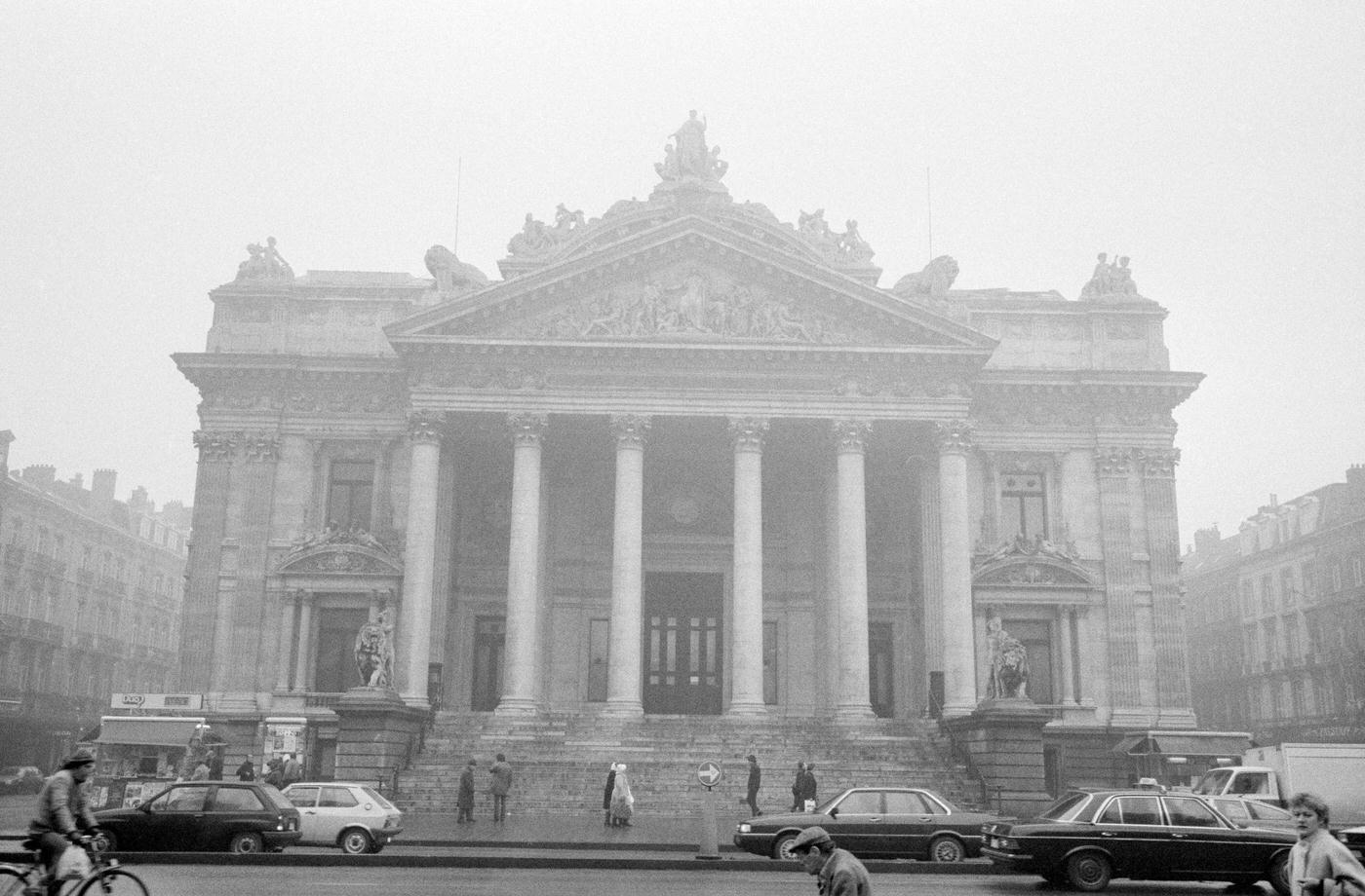 #96 Neoclassical Façade of the Brussels Stock Exchange, 1987