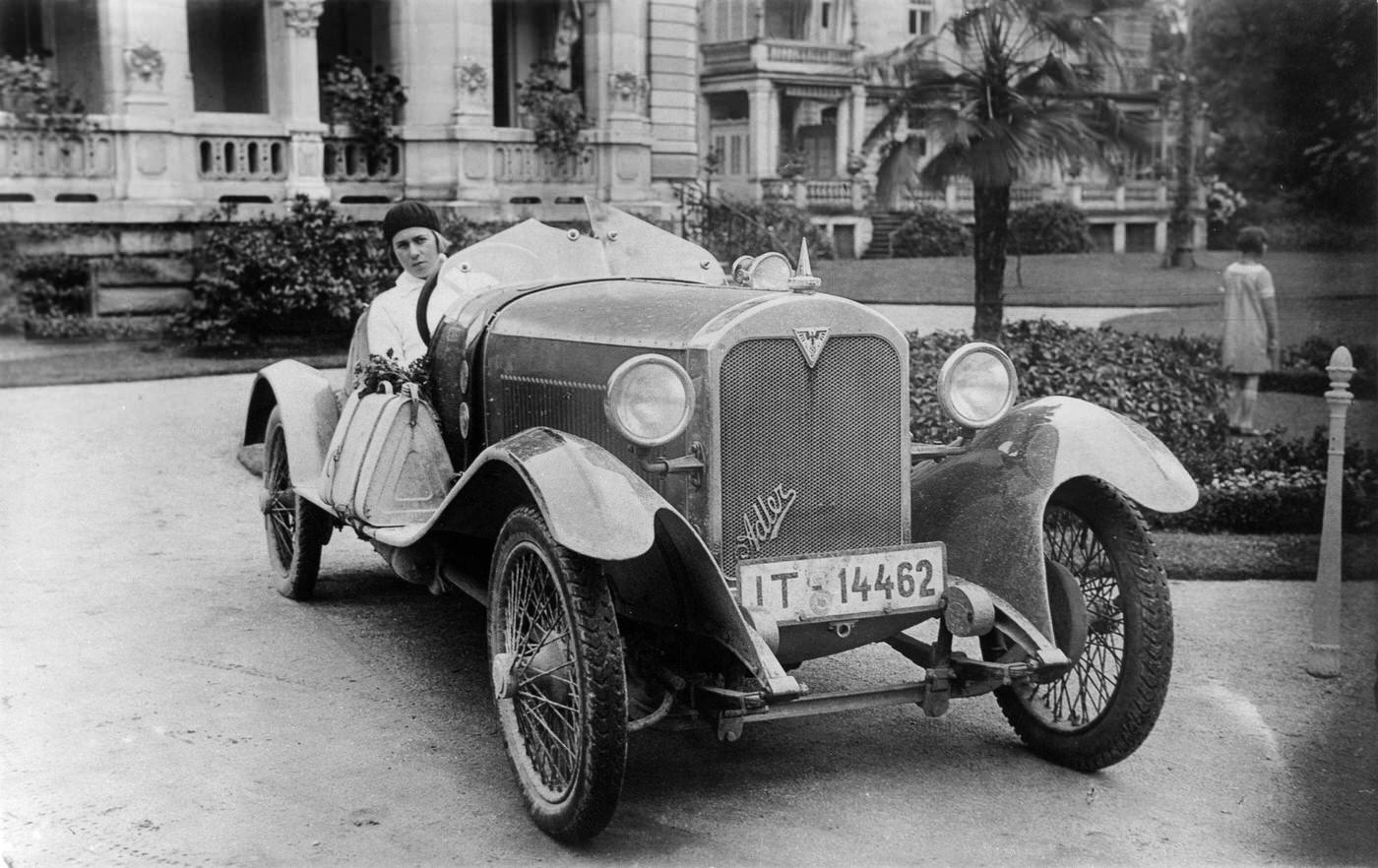 #1 Clärenore Stinnes in Her Adler Automobile, Mid-1920s, 1920s