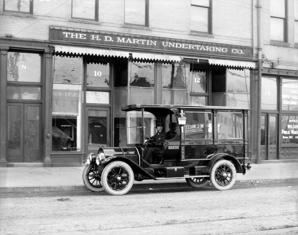 #133 H. D. Martin Undertaking Co. on West Colfax Avenue, 1900s