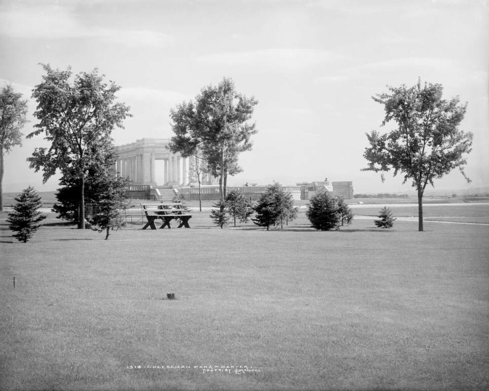 #55 Cheesman Park Memorial Pavilion and Landscaping, Denver, 1909.