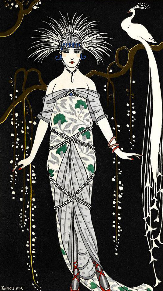#10 Grande robe du soir en brocart, 1914