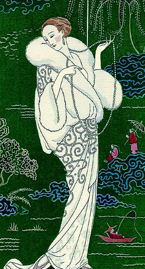 #5 Asian woman in white, 1913