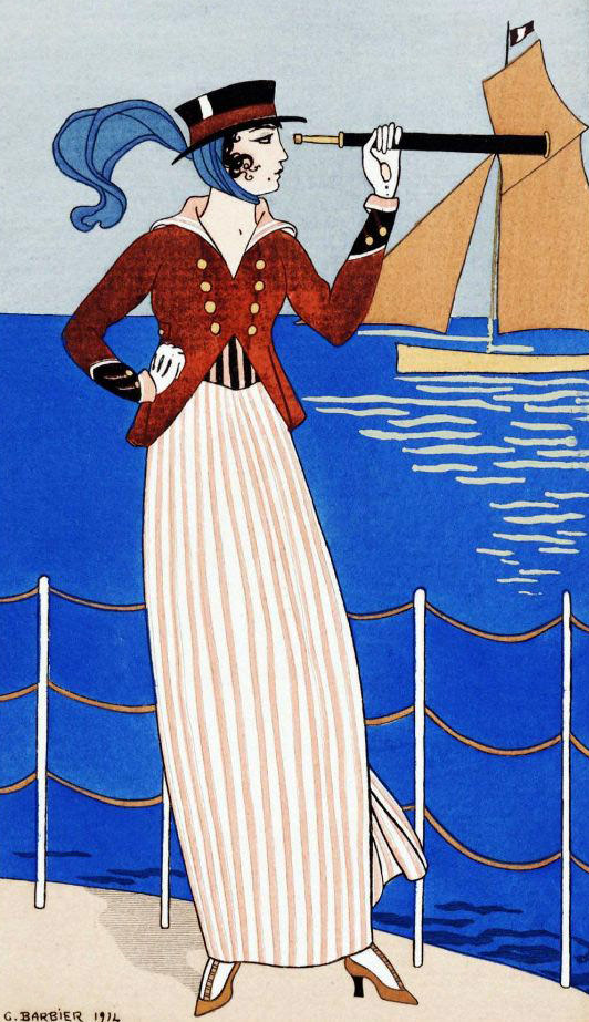 #8 Costumes Parisiens, Costume de Yacht, 1914