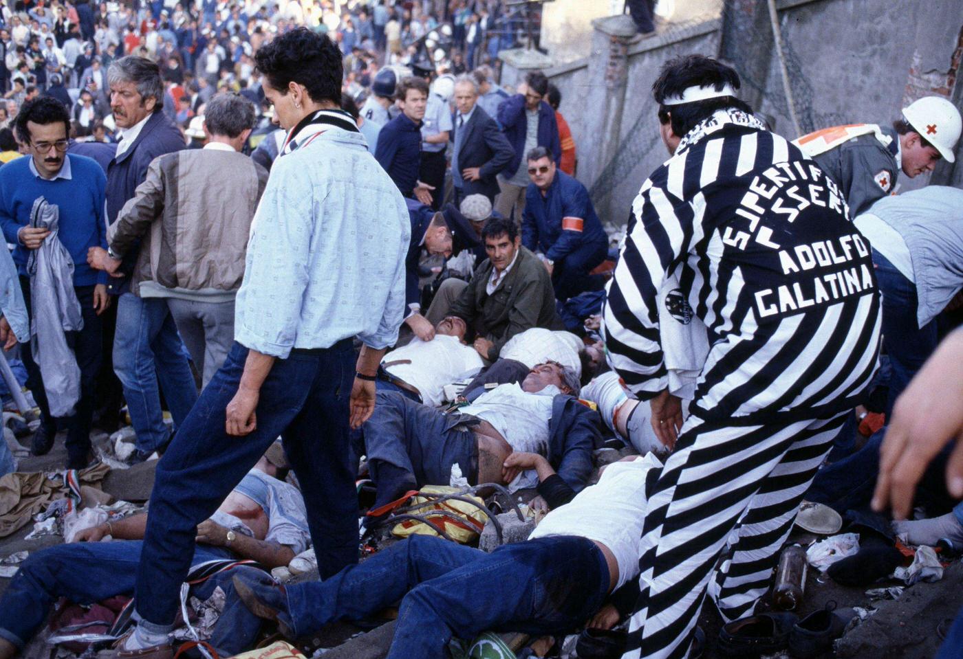#35 Fans Dead or Dying on Juventus Terraces, European Cup Final, 1985.