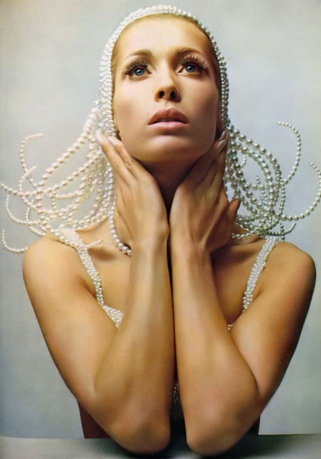 #6 Isa Stoppi Adorned in Richelieu Pearls Designed by Mark Traynor, 1966