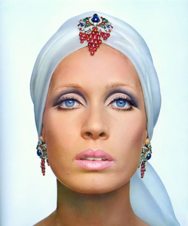 #8 Isa Stoppi Adorned in Jewelry by Bvlgari and Make-Up by Pablo, 1966