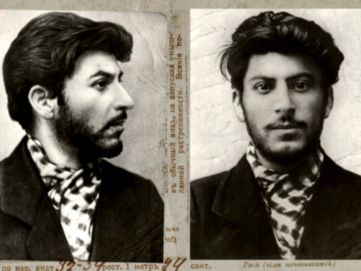 #1 Police record, 1902, Stalin is 23 years old.
