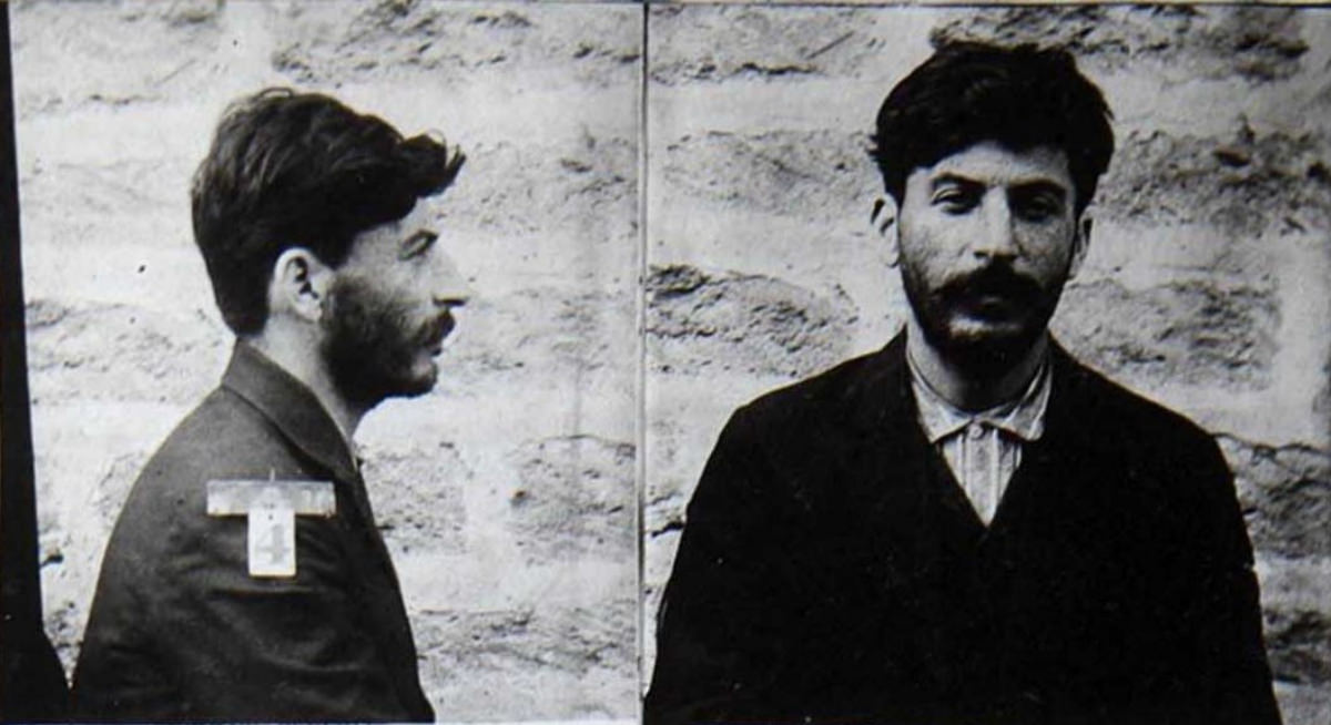 #3 Mugshots of Stalin, following his arrest in Baku, Azerbaijan, 1910.