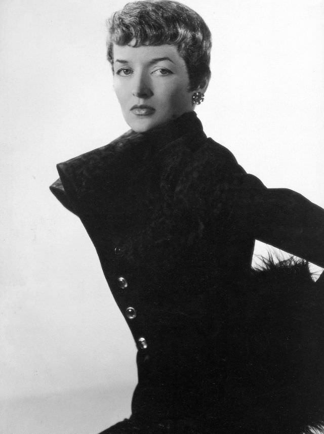 #11 Maxime de la Falaise photographed in 1949.