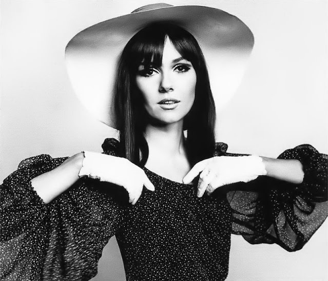 #14 Nicole de la Marge in Printed Dress by Mary Quant for Bazaar, 1965