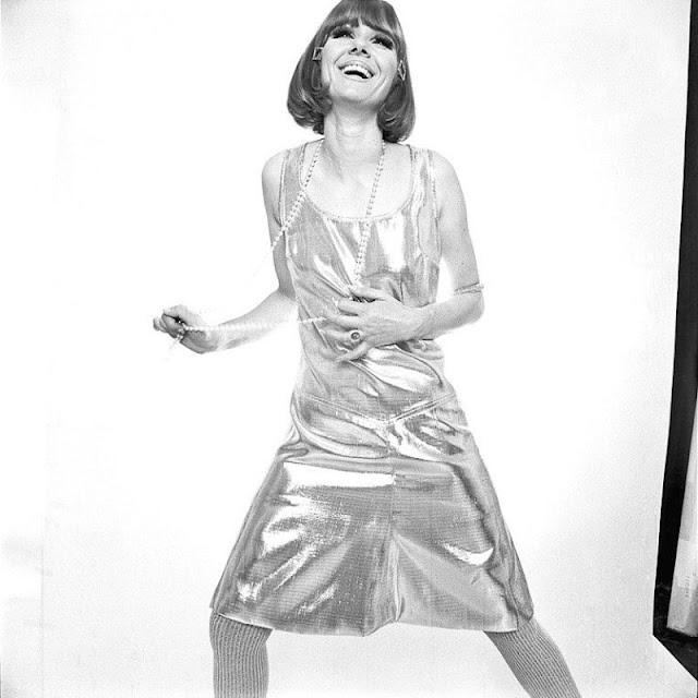 #16 Nicole de la Marge in Silver Dress, 1965