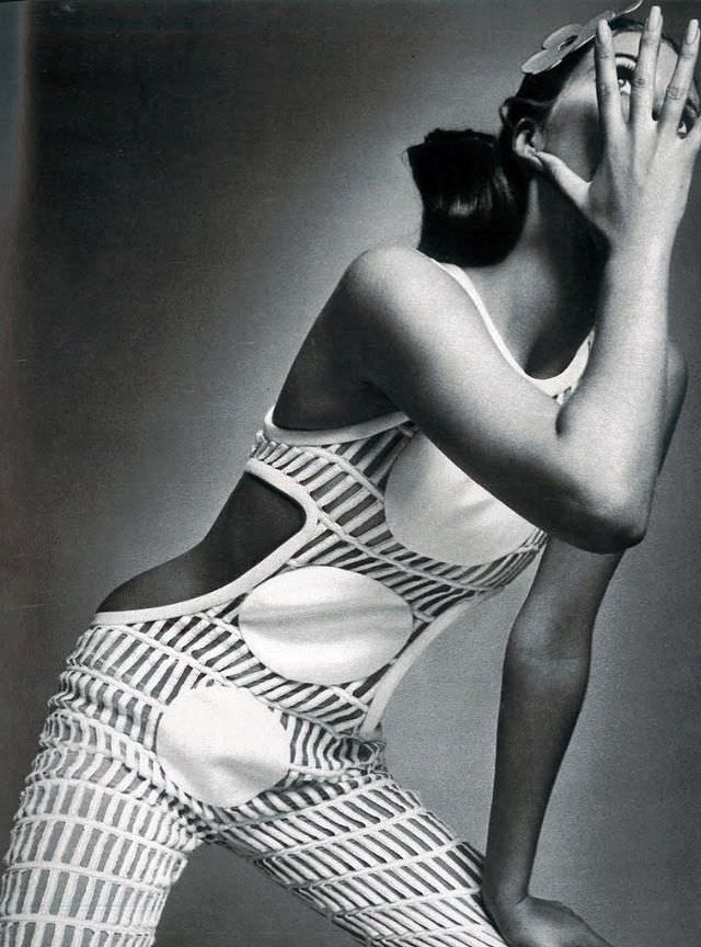 #30 Nicole de la Marge in Jumpsuit by Andre Courrèges, 1967