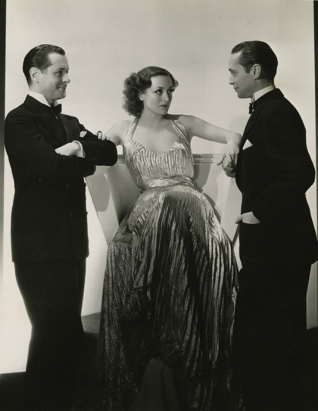 Joan Crawford on the Set of “No More Ladies” (1935): Behind-the-Scenes of a Classic Film Movies