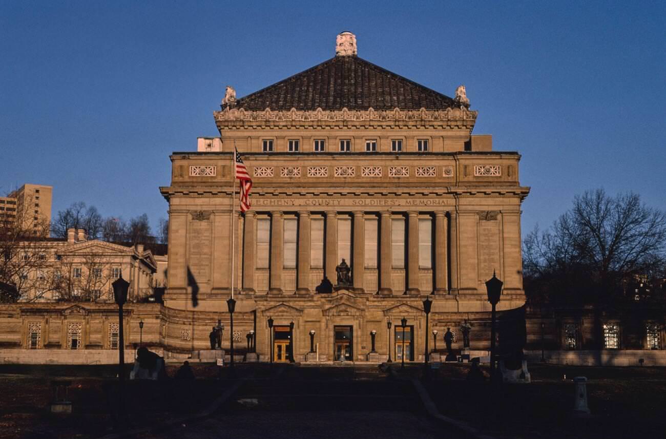 #3 Allegheny County Soldiers Memorial on 5th Avenue, Pittsburgh, Pennsylvania, 1989.