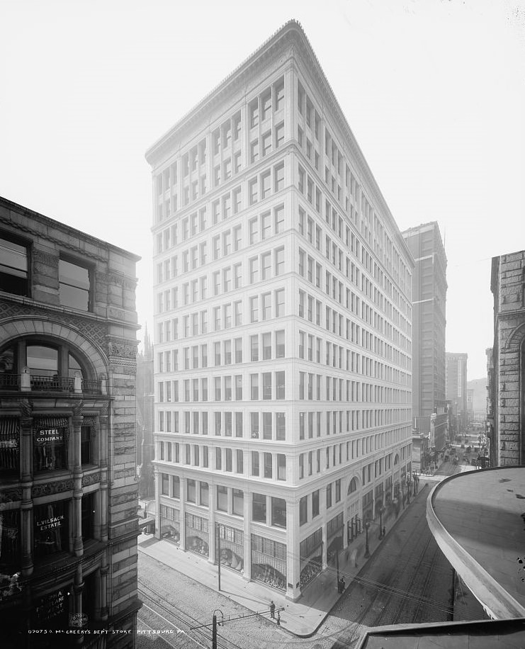 #25 McCreery’s Department Store in Pittsburgh, early 1900s.