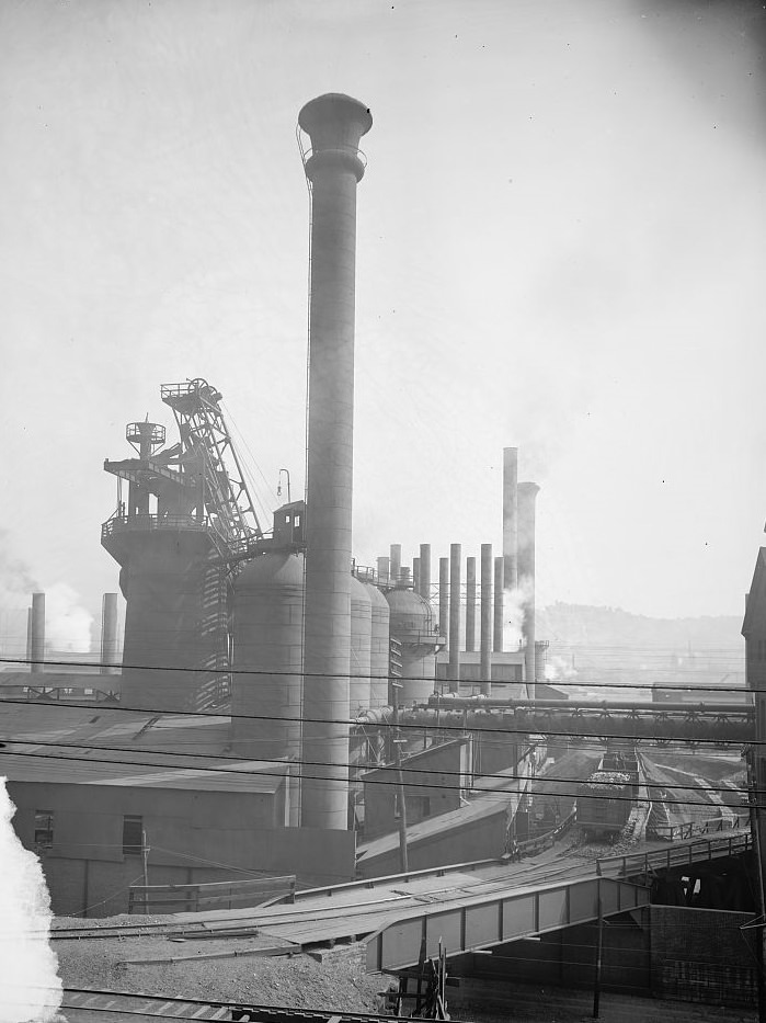 #39 National Tube Company Works Furnaces, Pittsburgh, Pennsylvania, 1900s