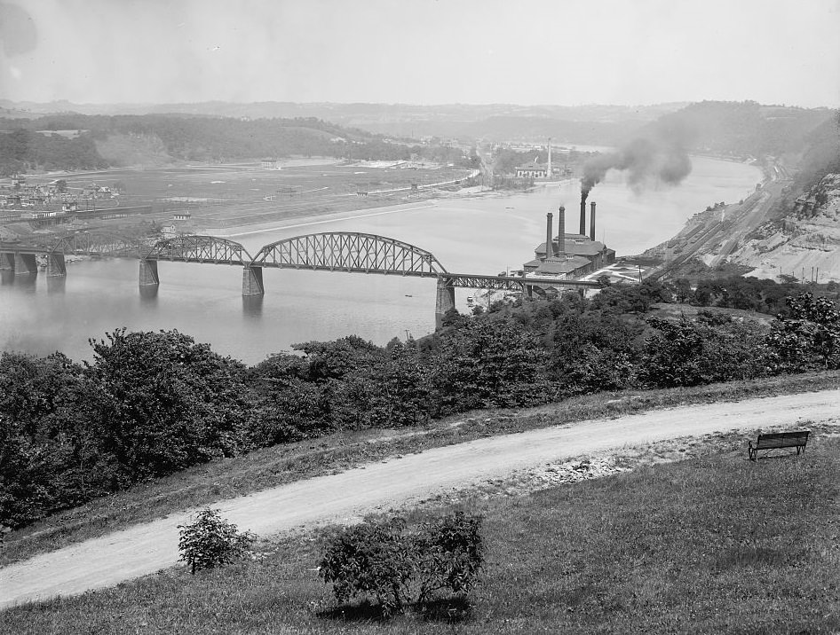 #44 View of Allegheny River from Highland Park, Pittsburgh, Pennsylvania, 1900s